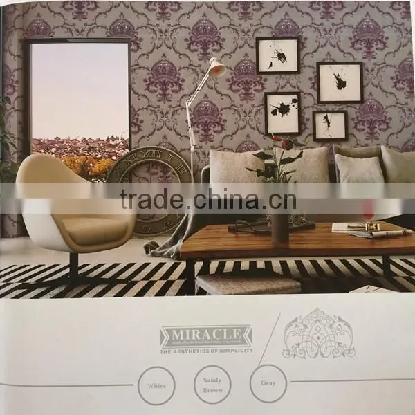 simple design wallpaper vinyl wallpaper for hotels