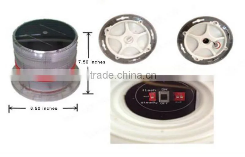 solar powered led solar marine lantern