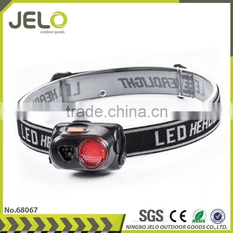 1W+3 Red LED Headlight Camping headlamp Outdoor Emergency Tactical Head Torch