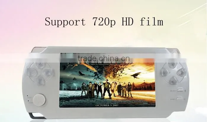 High speed TFT large screen 4.3inch Video Game Console MP5 Handheld Game Player many free games ebook/FM/Camera