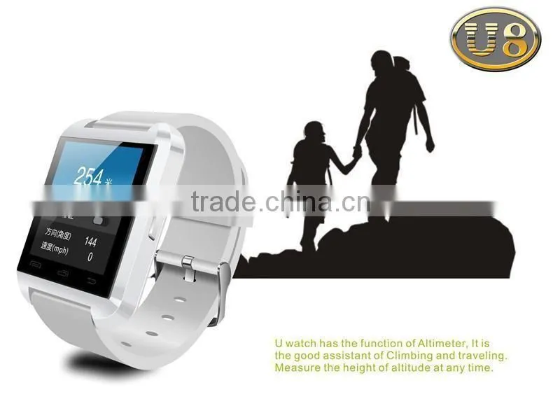 latest wrist watch mobile phone u8 smart bluetooth cheap smart watch