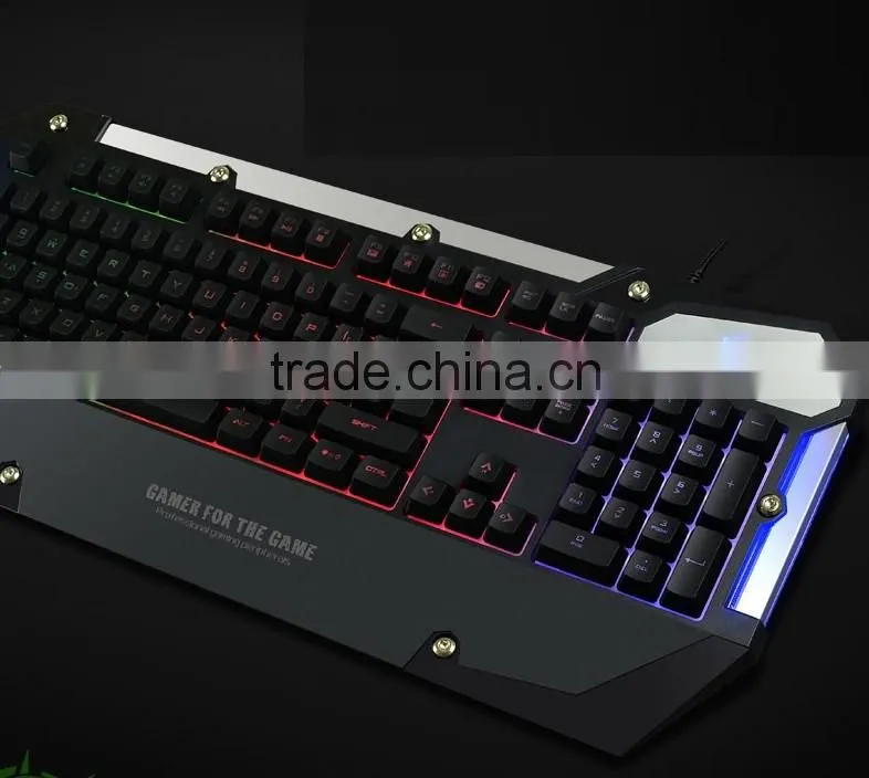 FL-ESPORTS USB Wired Rainbow Backlight Gaming Keyboard
