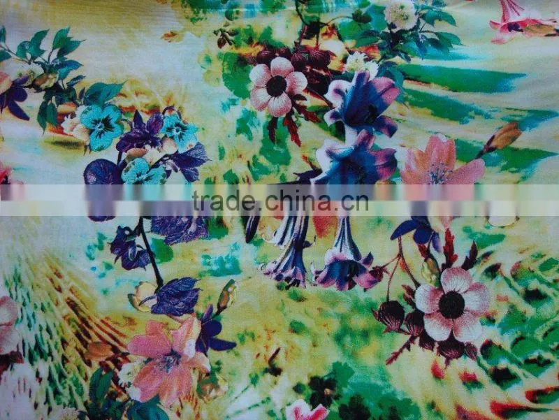 100% rayon soft digital fabric made in China