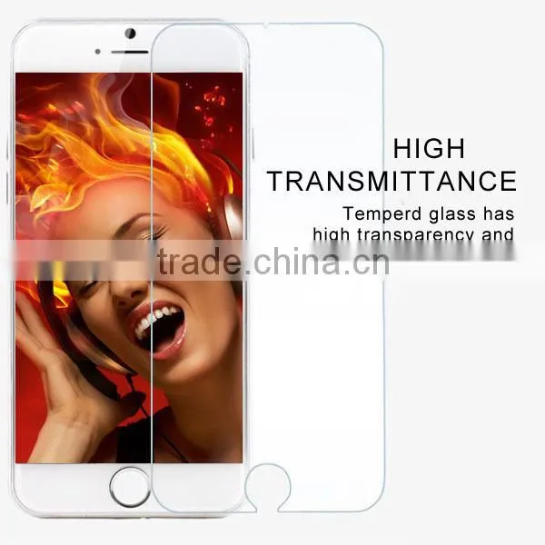 9H hardness 2.5D round or straight angle tempered glass screen protector for cellphone