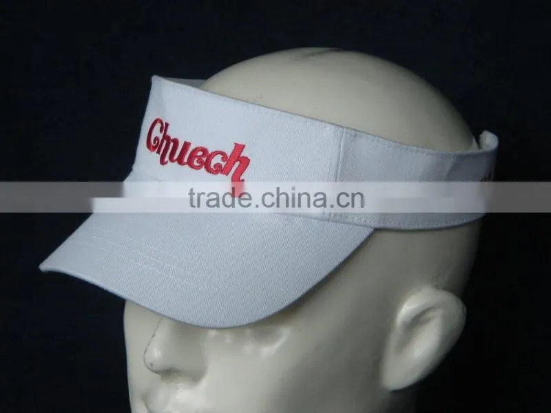 2015 cheap men's sports sun visor cap 100% cotton summer sun visor cap and hat