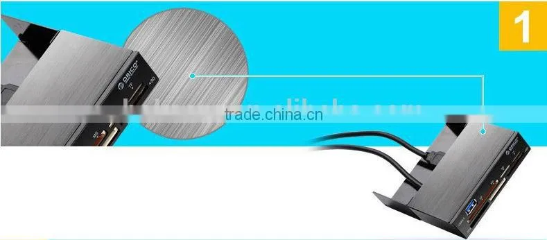 High Speed Desktop CF TF SD Soft Drives Card Reader Extension Card