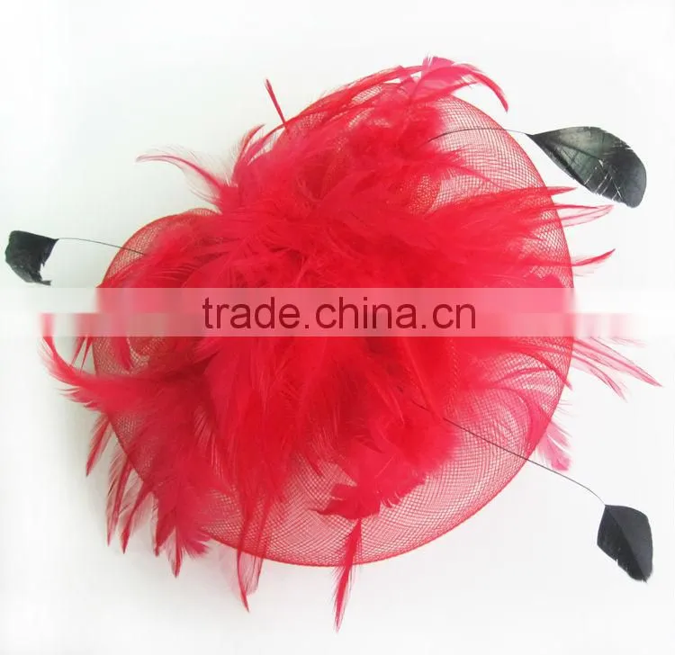 MYLOVE red father fascinators classical hats MLSM005