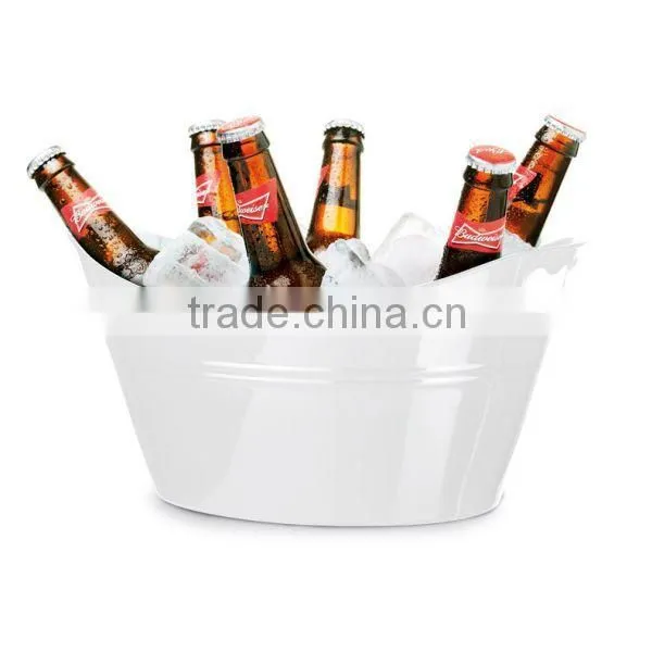 Factory Cheap promotion beer ice bucket 6L plastic PP wine ice bucket