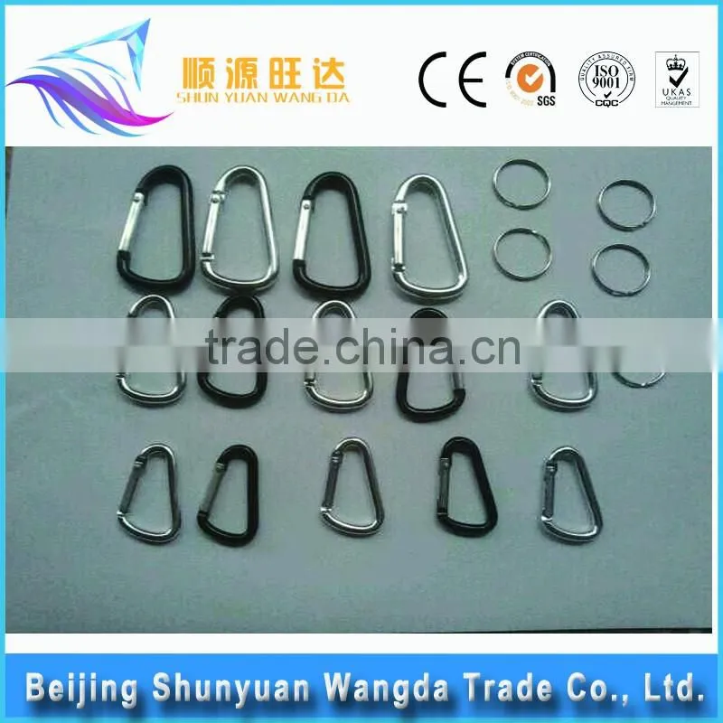 Customized Promotional Gift locking aluminum carabiner metal Carabiner hook