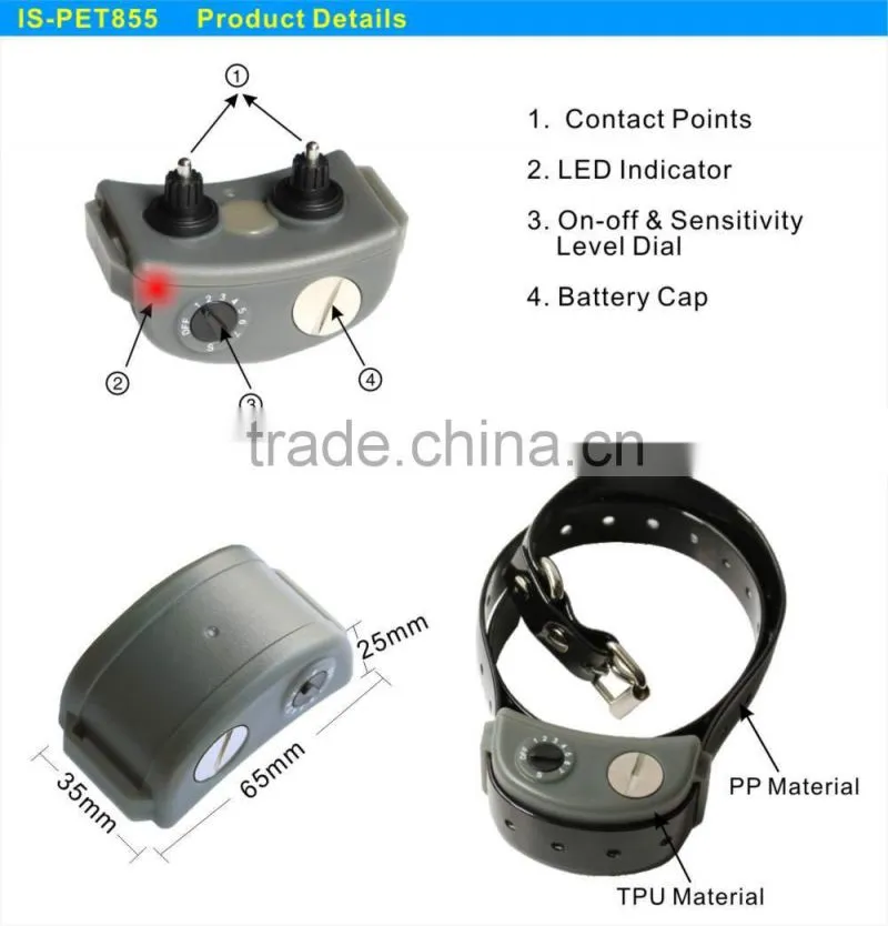 Bark No Barking Shock Control Dog Training Collar for Small Medium Dog