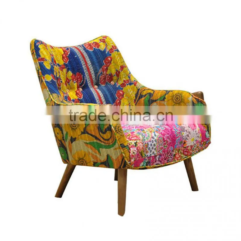 2016 modern furniture wooden legs living room arm chair