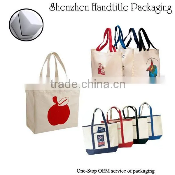 oem production canvas tote bag/canvas bag