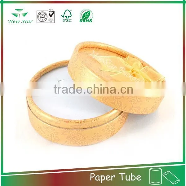 Wedding Gift Rigid Cylinder Round Canister Paper Tube Cans