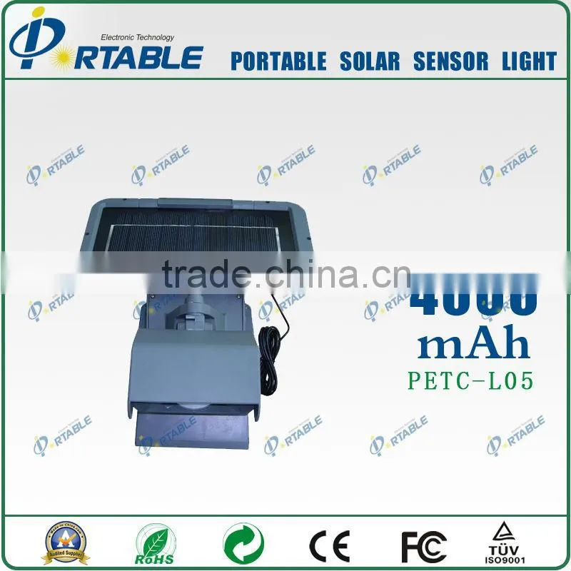 portable solar led light hot selling solar infrared motion sensor light