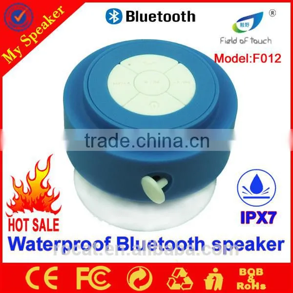 Model F012 2015 New arrival Bluetooth mini speaker,Bluetooth waterproof speaker,mini waterproof wireless bluetooth