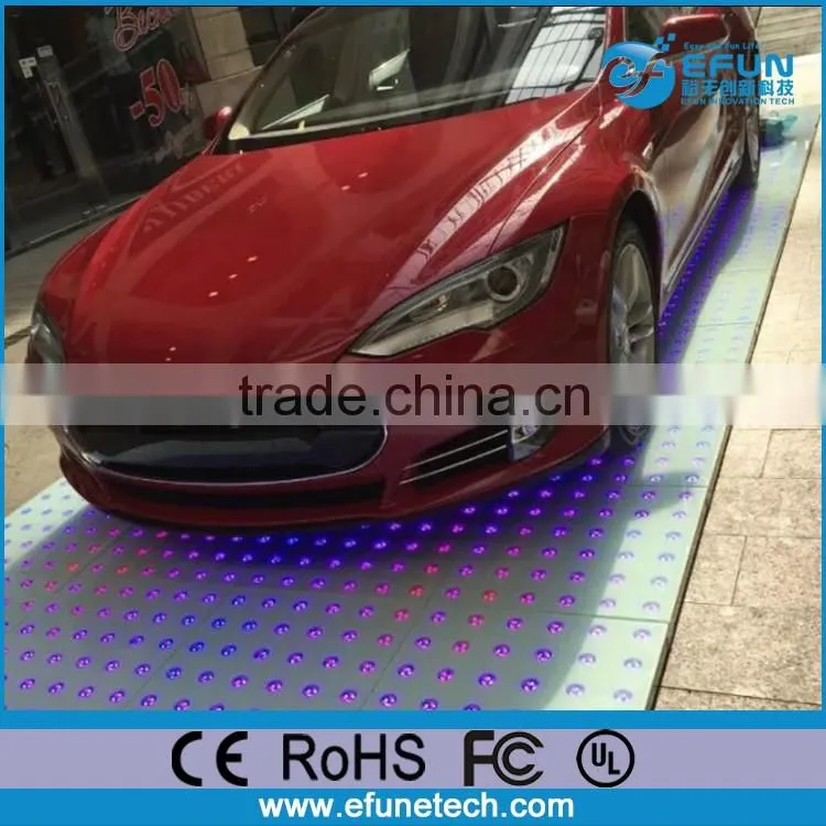 wholesale new technology digital interactive flooring,led 3d car showroom floor tiles