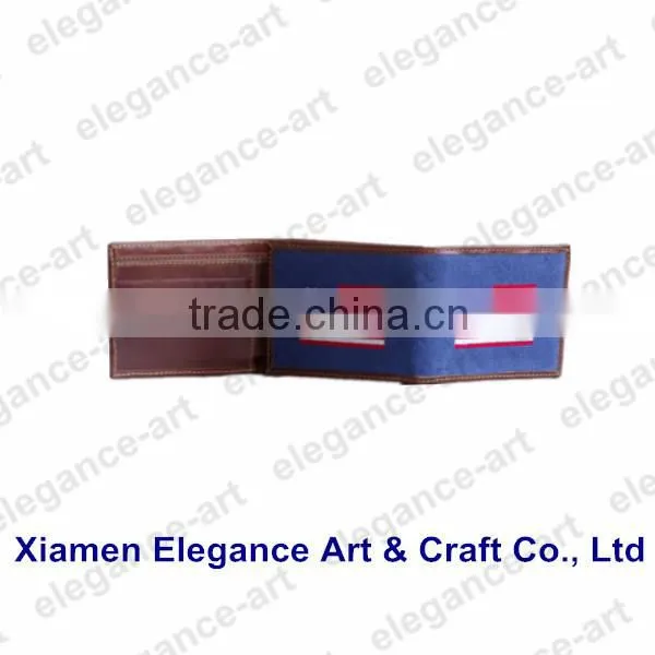 American Flag Blue Needlepoint Wallet