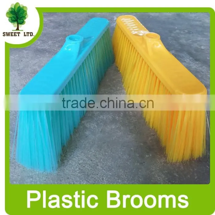 Good quality PET fiber plastic broom for indonesian market