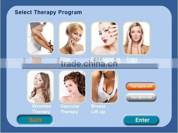 9 in 1 multifunctional cavitation ipl for hair remove and body slimming