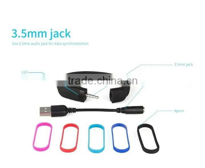 SIFIT-4.5 Fitness Fashion Bracelet, Activity Tracker, Different Apron Colors, Bluetooth Acitvity Tracker,Tracks activity time