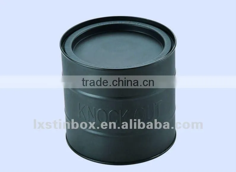 high quality round paint tin can