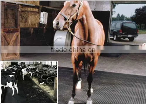 Dense stud Rubber Stable Mat, Cow Mat, Rubber Flooring for Horse