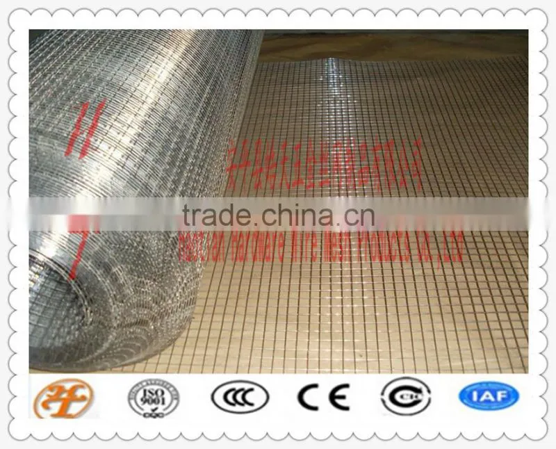 zinc/PVC coated electro/hot dipped galvanized stainless steel 304 welded wire mesh construction mesh cage welded wire mesh roll