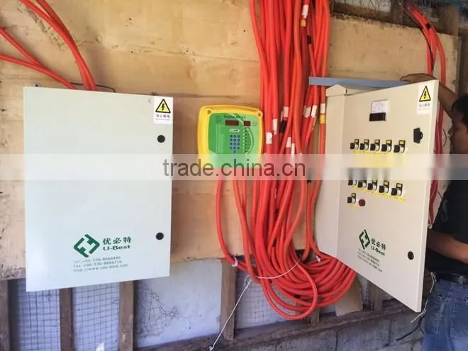 commercial steel structure poultry house/chicken farm/broiler shed
