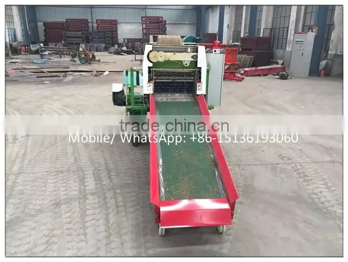Full automatic alfalfa silage baler and wrapper machine /small bale hay baler