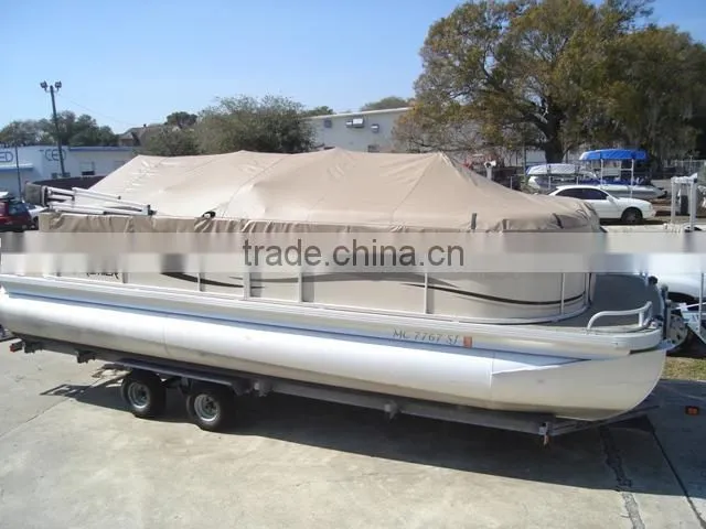 600D polyester oxford Pontoon Boat Cover trailerable pontoon cover
