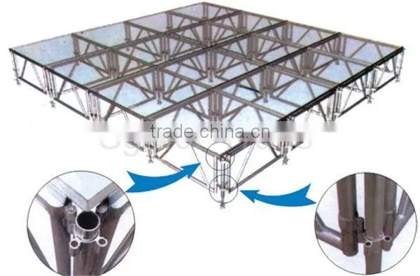 portable stage platform aluminum stage platform mobile stage