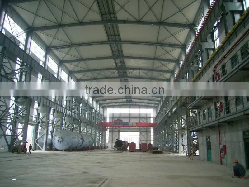 Prefab light metal frame workshop