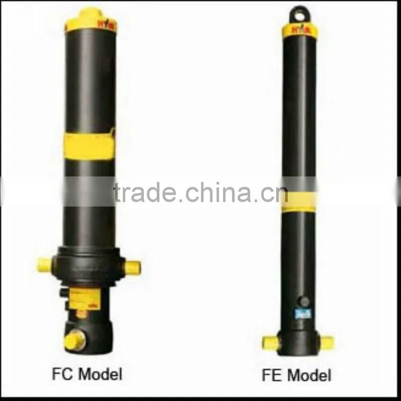 professional Hydraulic Telescopic Cylinder For Tipper Truck