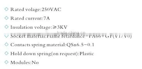 HEIGHT Hot Sale PYF08A-E Relay Socket /8 pin Relay Socket/General relay socket with High Quality Factory Price