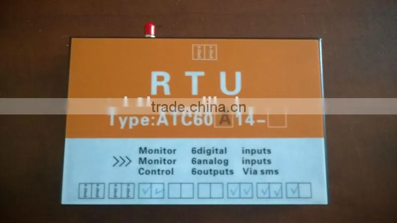 Industrial ATC-RTU-60A14 m2m gsm automation control system