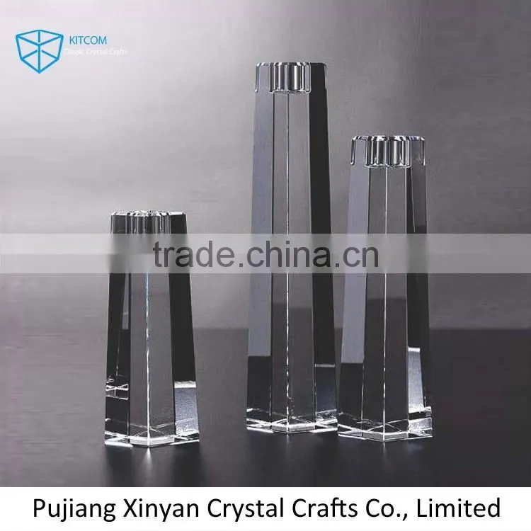 Most popular trendy style special crystal candle holder from China