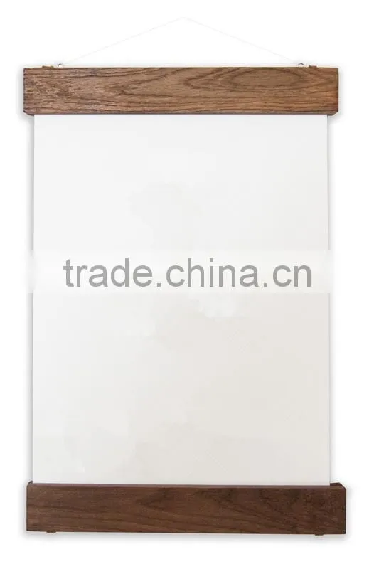 High Quality Customization Printing Poster with Vintage Wooden Poster Clip