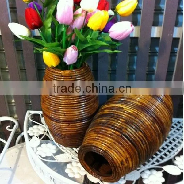 100%handmade craft exquisite wicker flower arranging wicker basket