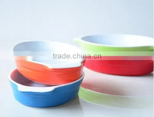 7''/9''/11'' Fish shape bakeware ceramic fish bakeware noodle ceramic tray fish shape bakeware set