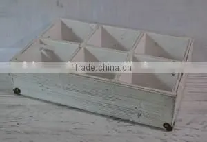 2016 new style antique decorative paper printing wooden ornaments storage box