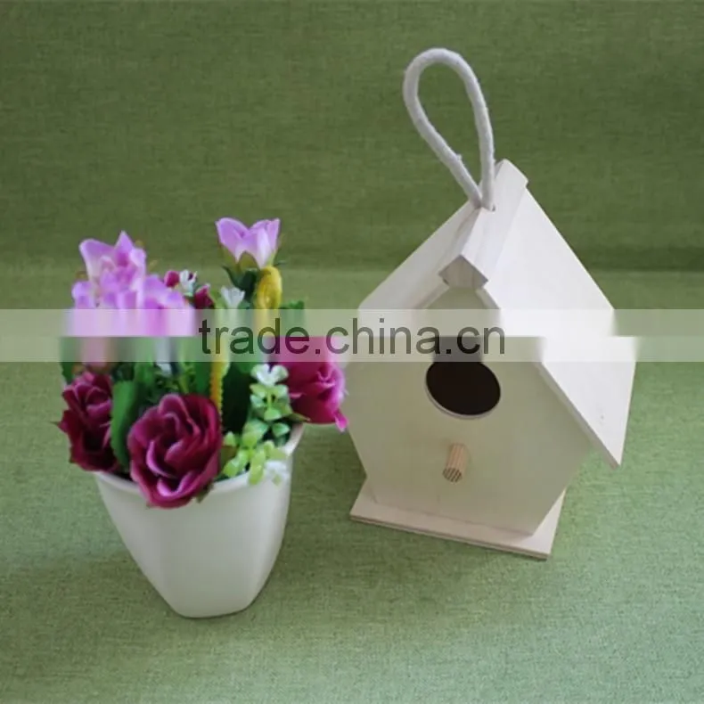 Cheap small wooden bird houses Arts and crafts bird house wicker bird houses with paulownia
