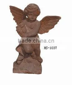 Cast Iron angel marble Statues