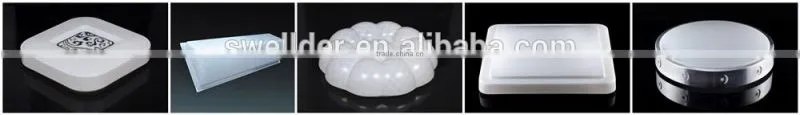 OEM design vacuum therforming acrylic outdoor ceiling led light cover