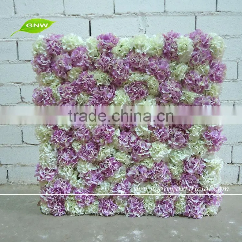 GNW FLW1508-8 wedding indoor Decorative Artificial Silk Fabric Blossom Flower Wall Pot