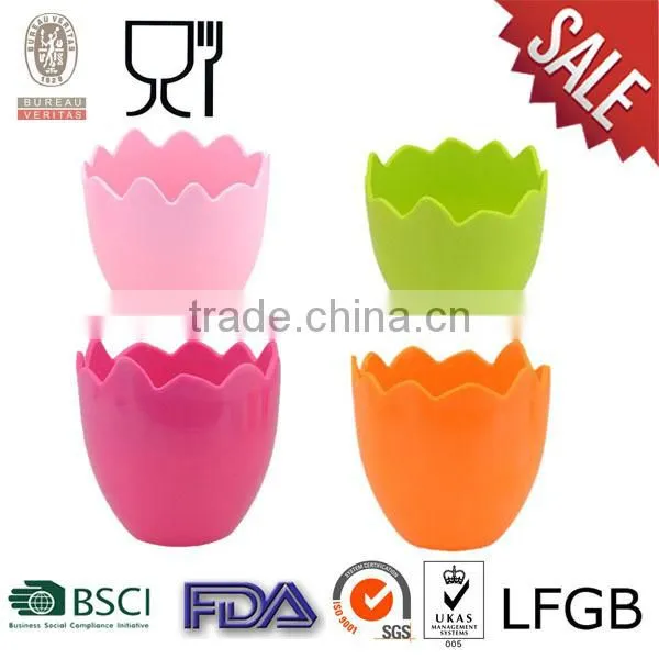 Square Melamine Flower Pot with pink color