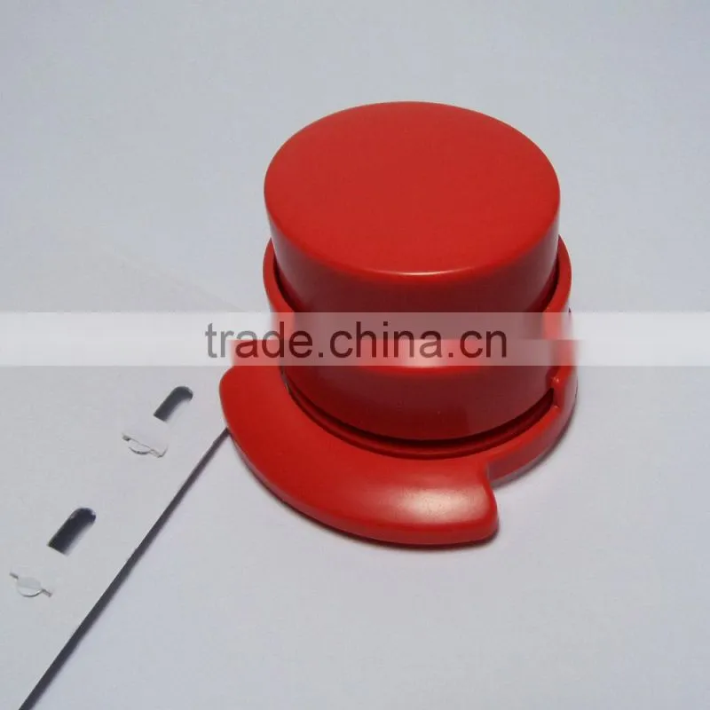 Hand pressed novelty ECO round shaped no pin stapler