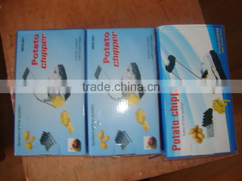 BR5032 plastic manual potato cutter / vegetable cutter with suction
