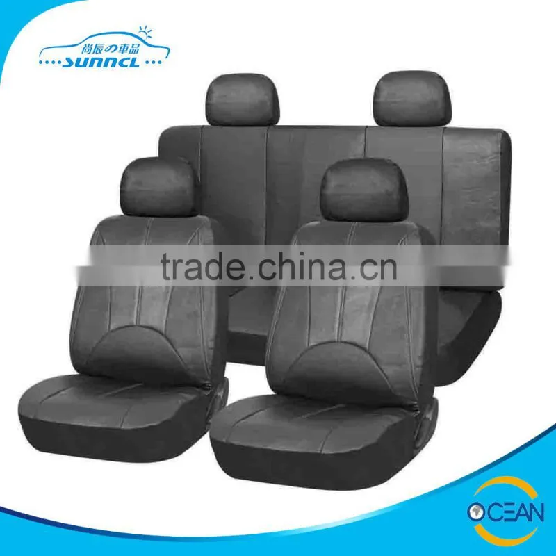 9pcs Set Dubai Wellfit Popular PU Leather Car Seat Cover