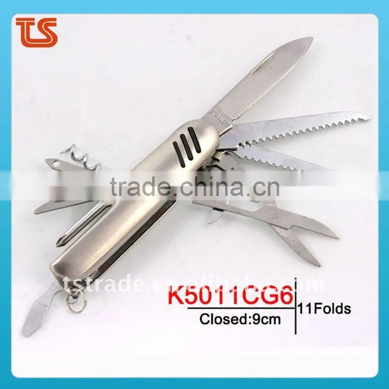 "STOCK" 2014 Stainless steel multi folding pocket strider knife tools (K5011CL2)