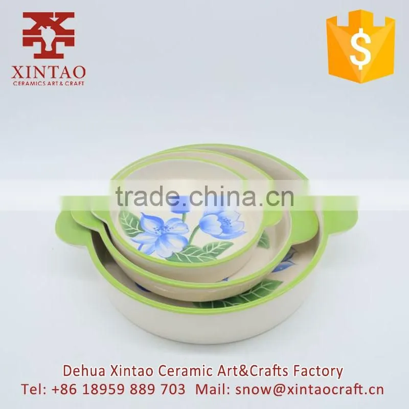 Campbells' Ceramic Soup Bowl sets with Handle/salad bowls